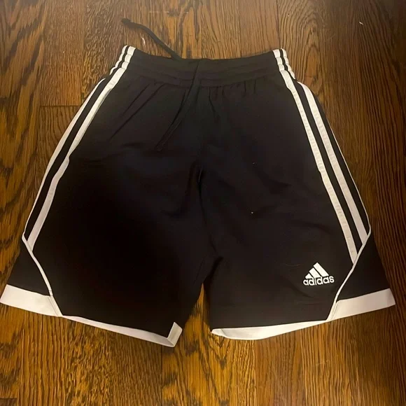 black shorts with white stripe on the side adidas shorts - Picture 1 of 1